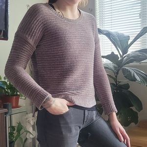 Crocheted, tight fitted sweater